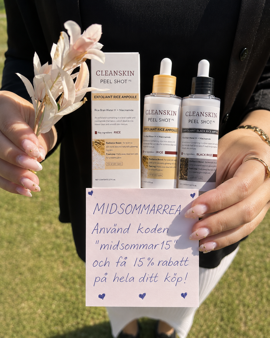 Cleanskin Store Facebook ad: MIDSOMMARREA - Kod: SOMMAR15