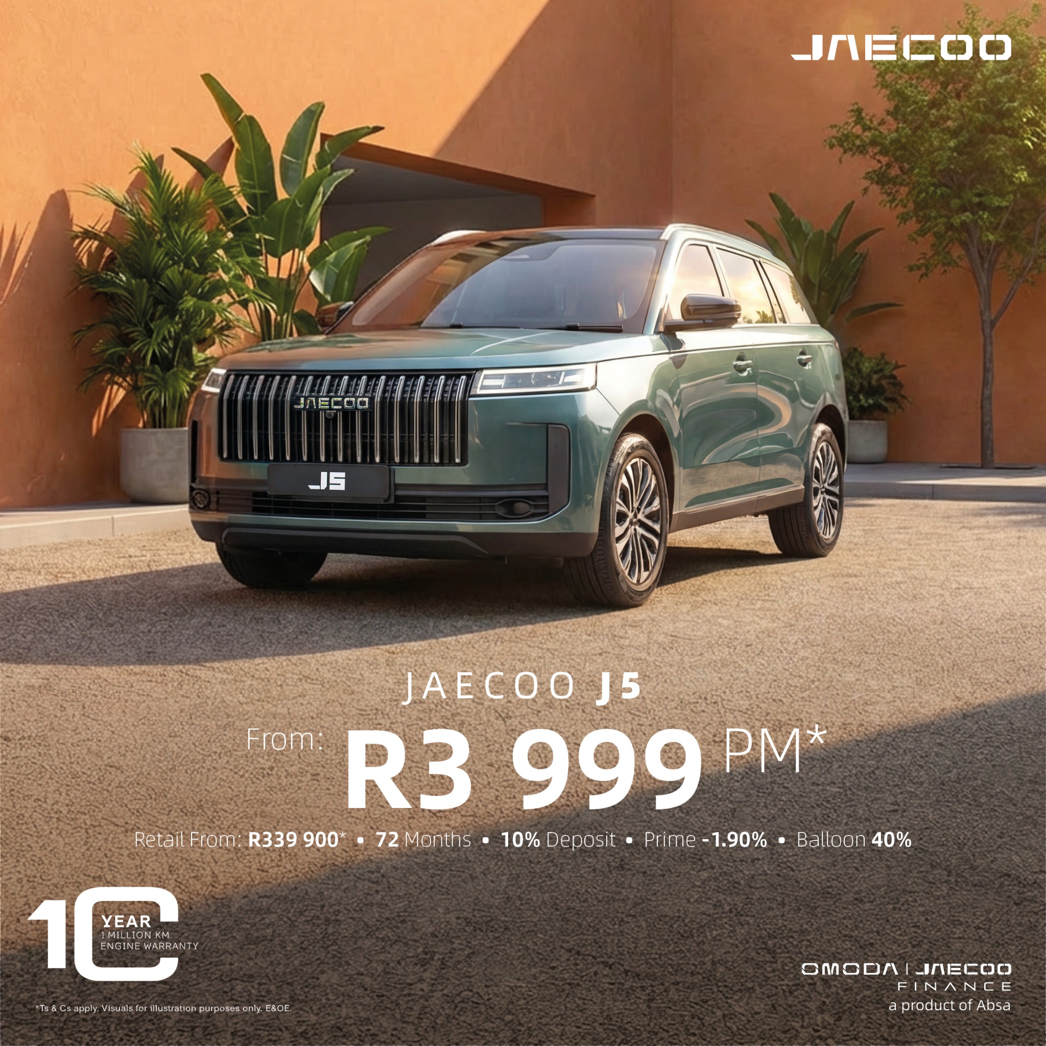 JAECOO South Africa Facebook ad