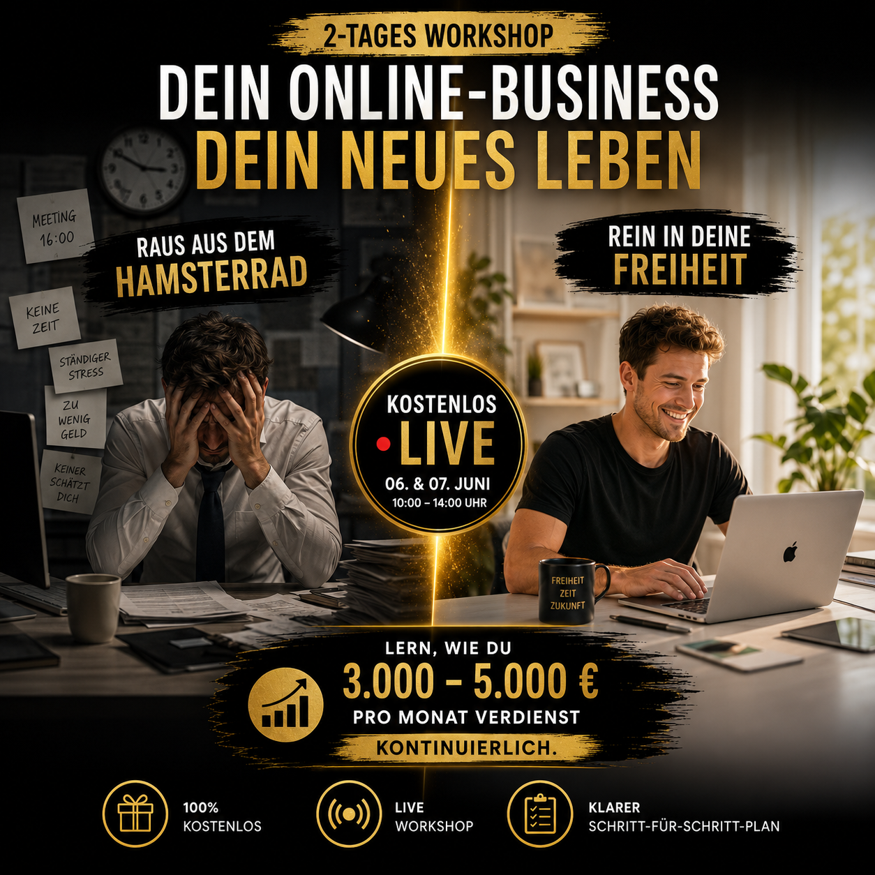 Stefanie Wenger Facebook ad: Kostenloser Workshop