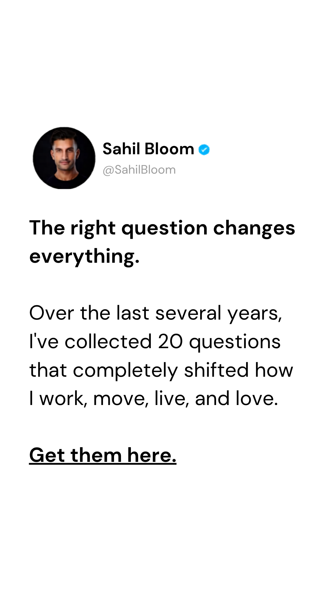 Sahil Bloom Facebook ad