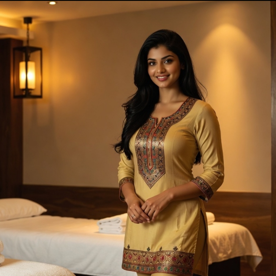Daily-Choices Facebook ad: Ancient Indian Massage for Modern Wellness