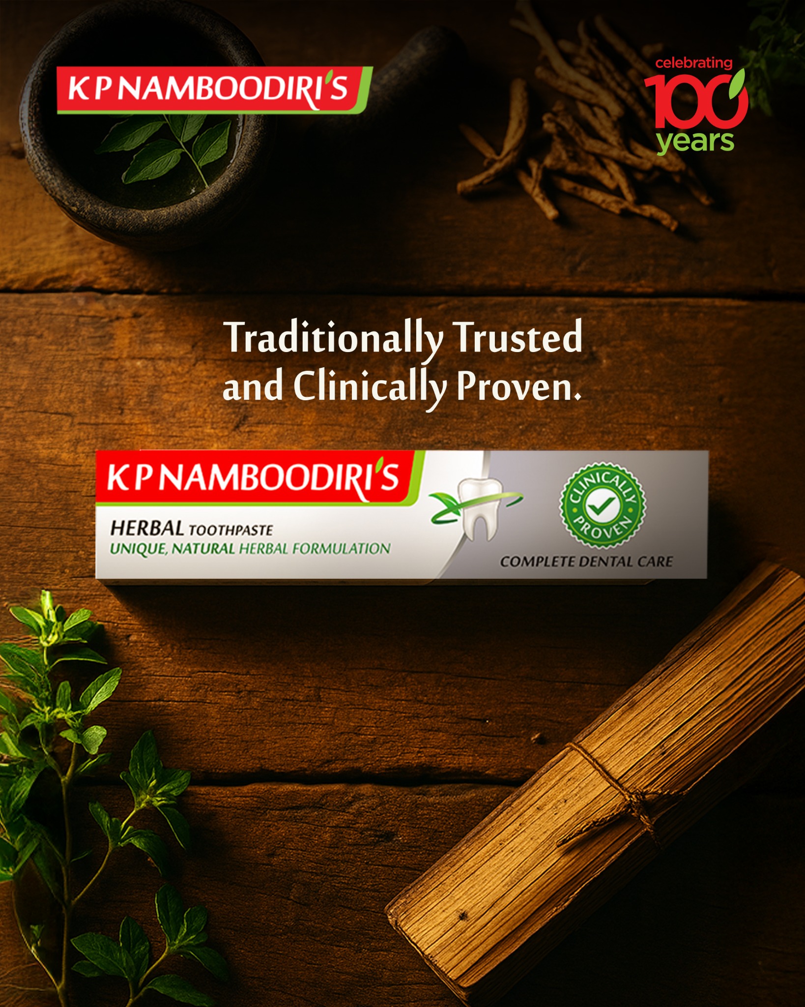 K P Namboodiri’s Facebook ad: Traditionally Trusted. Clinically Proven.