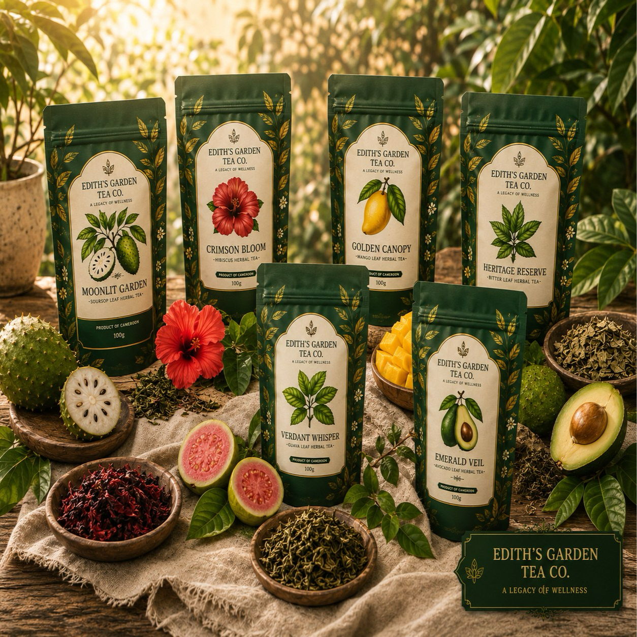 Edith’s Garden Tea Facebook ad: Premium Botanical Teas for Every Moment