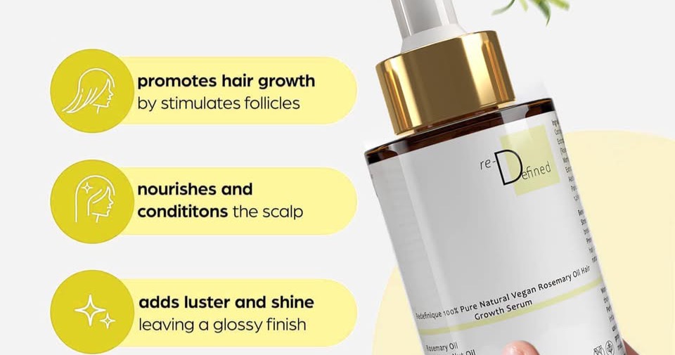 Re-defined Body Care Facebook ad: Struggling with hair thinning?