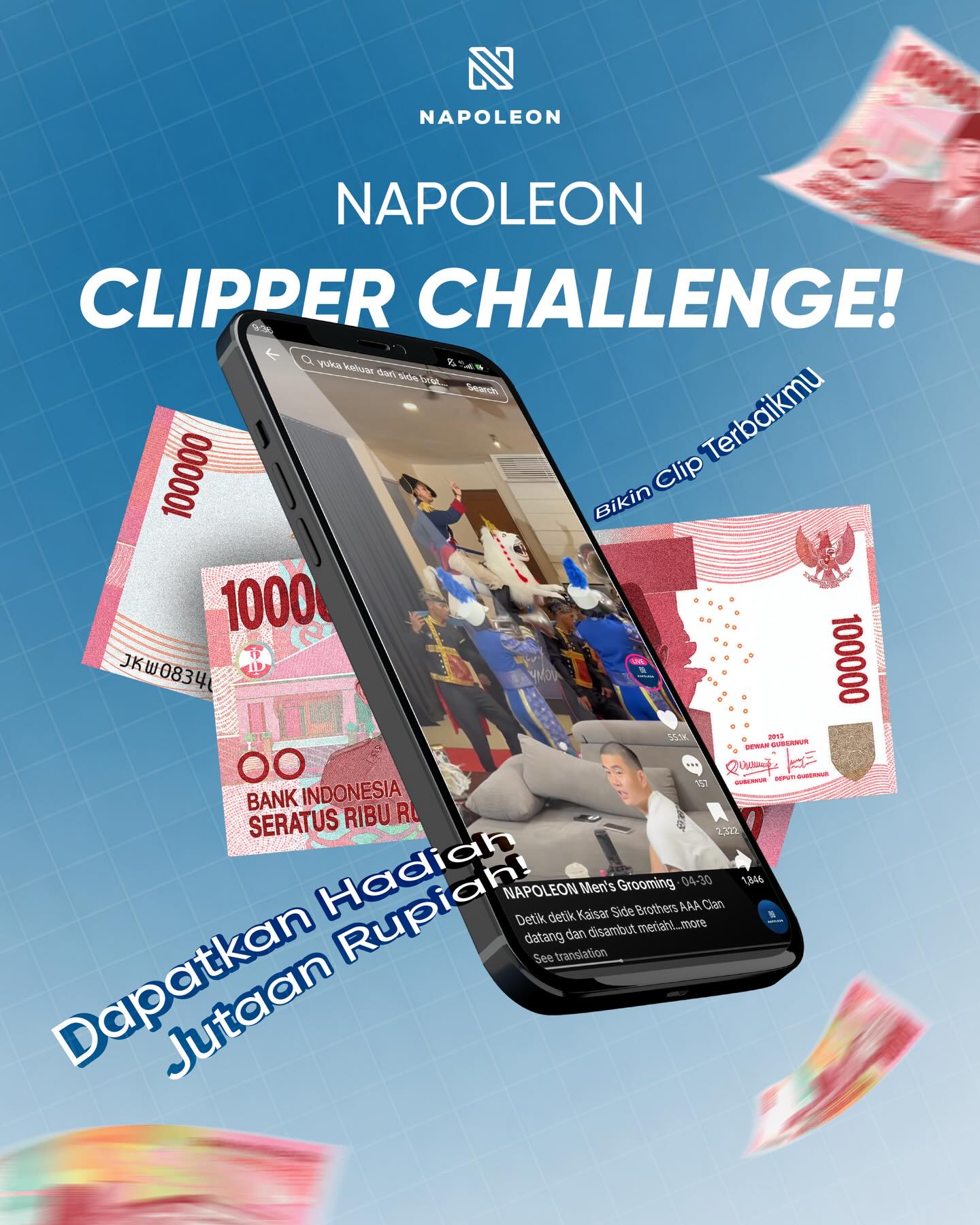 Napoleon Scent Facebook ad