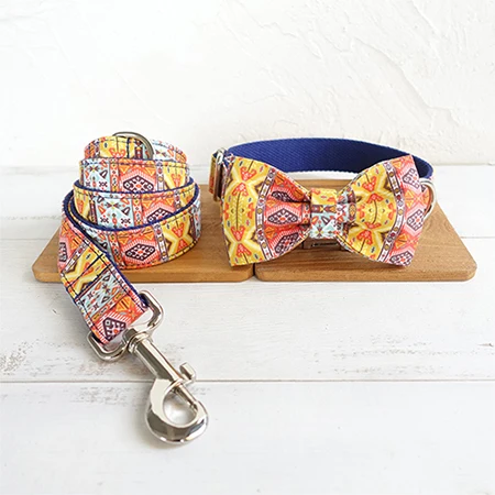 Dog & Daze Facebook ad: Bohemian Personalised Dog Collar engraved with your pup's…