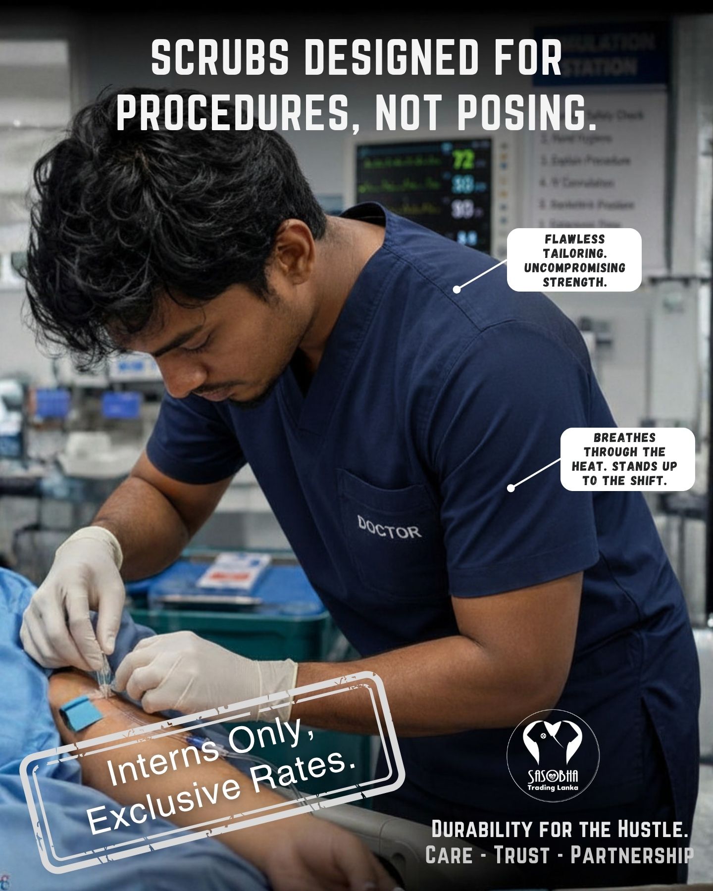 Sasobha Scrubs & Medical Uniforms Facebook ad