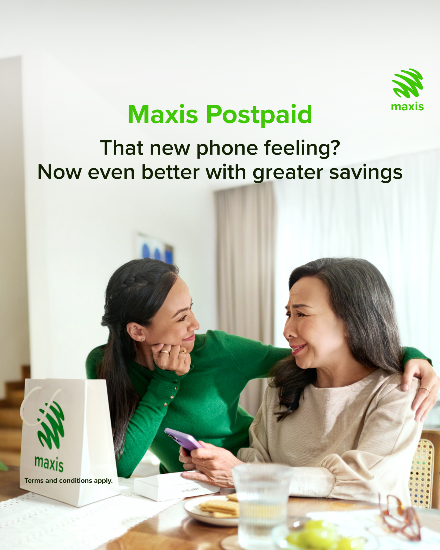 Maxis Facebook ad