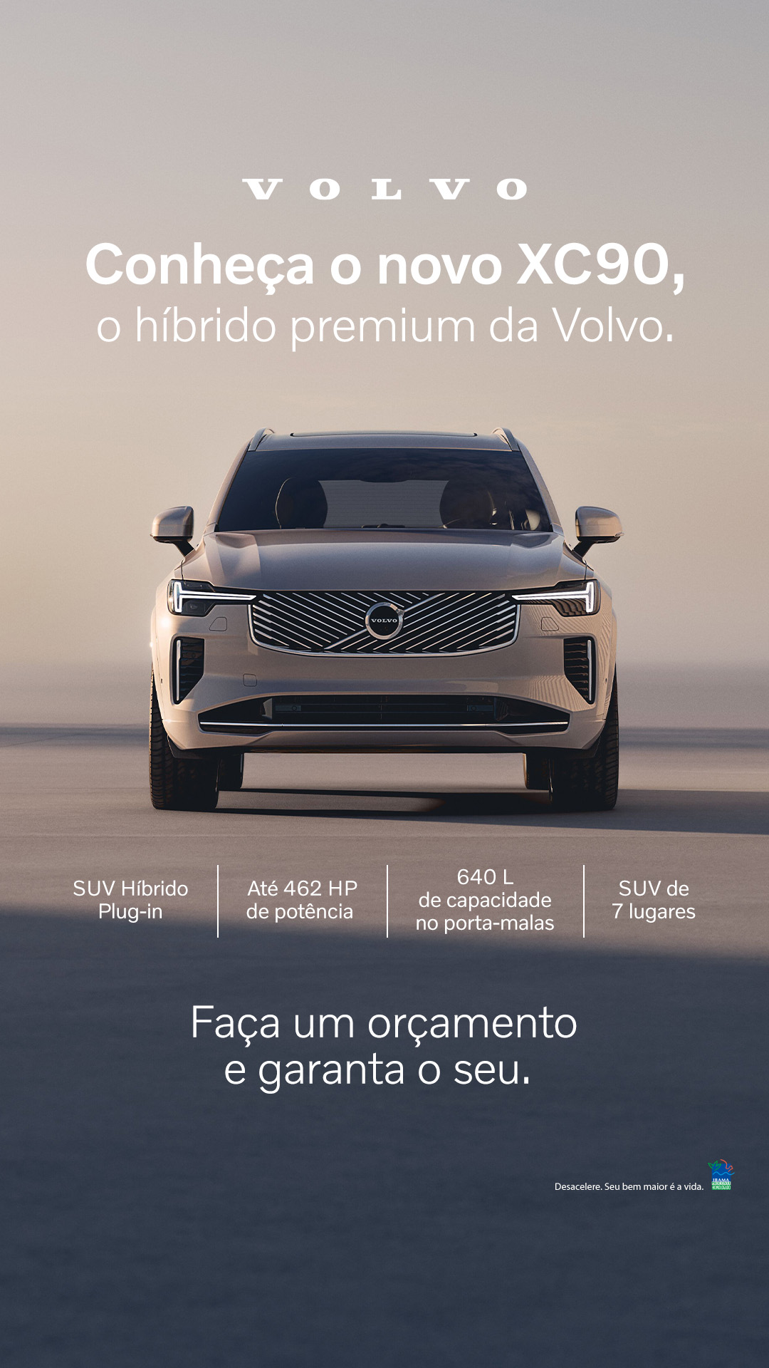 Volvo Car Brasil Facebook ad from Jan 1, 2026