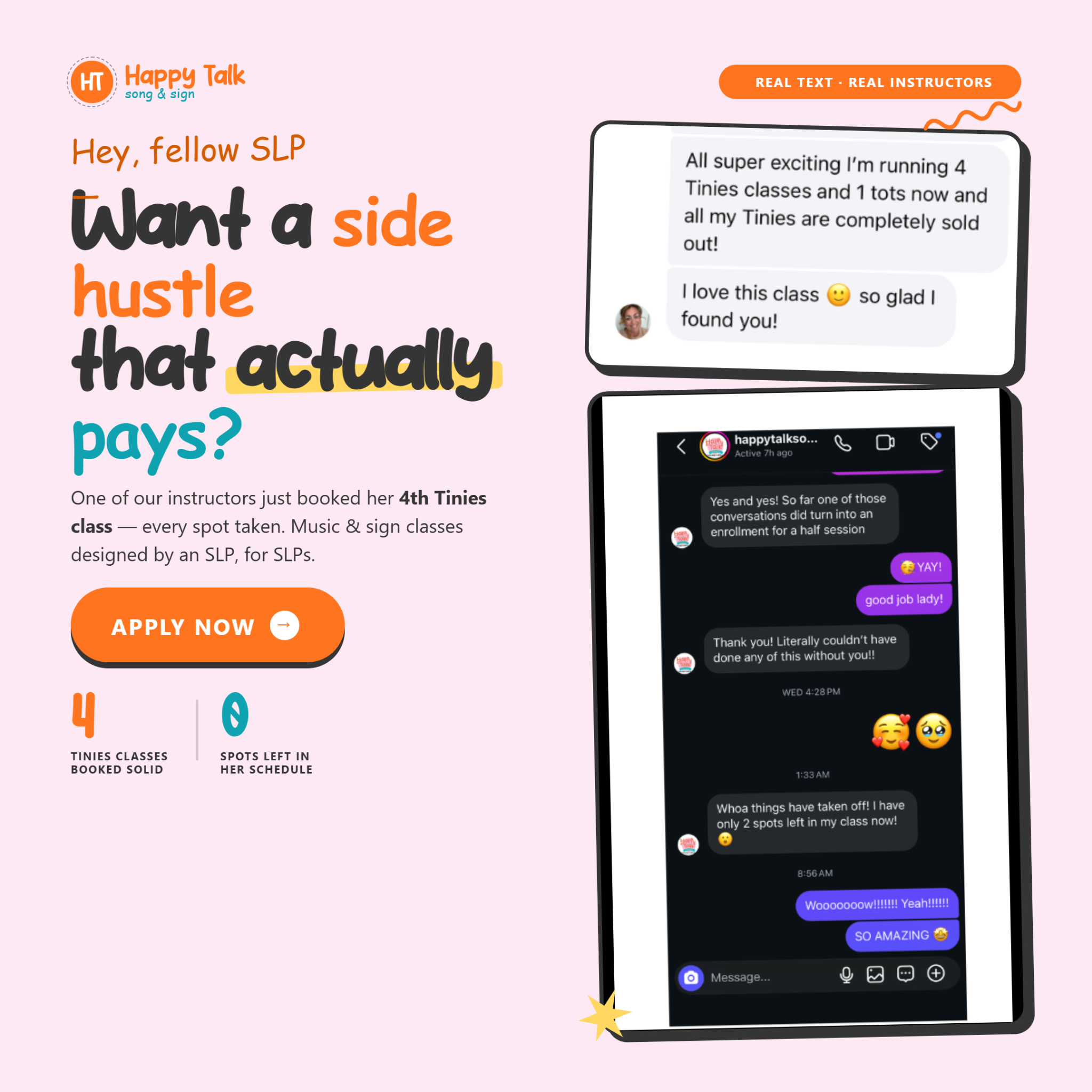 Happy Talk Song and Sign Facebook ad