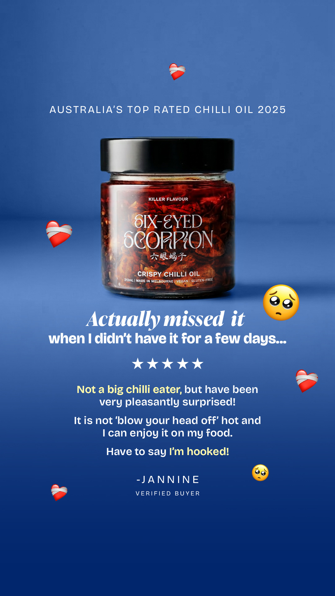 Six-Eyed Scorpion Facebook ad