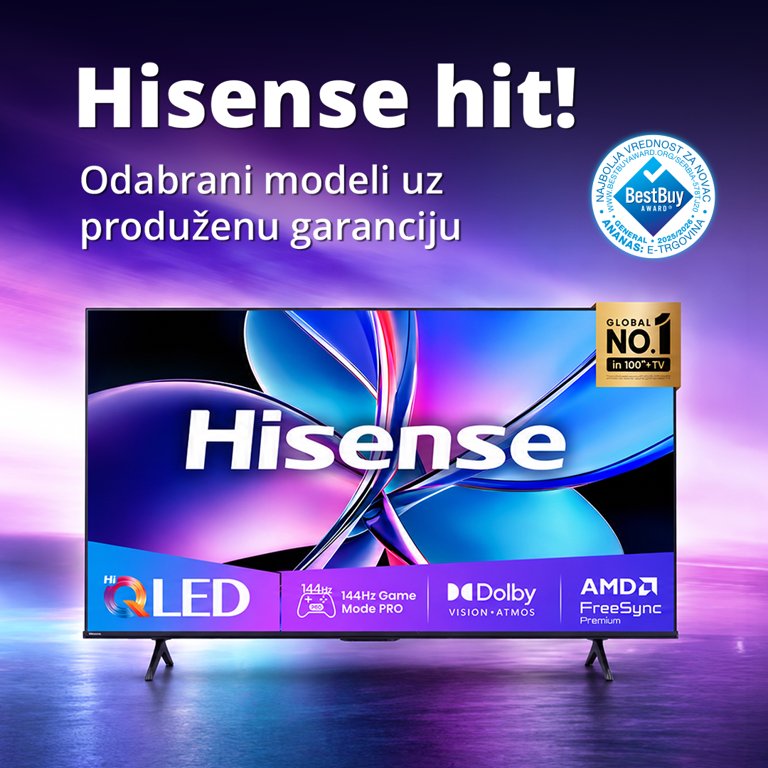 Ananas.rs Facebook ad: Hisense ponuda na Ananasu