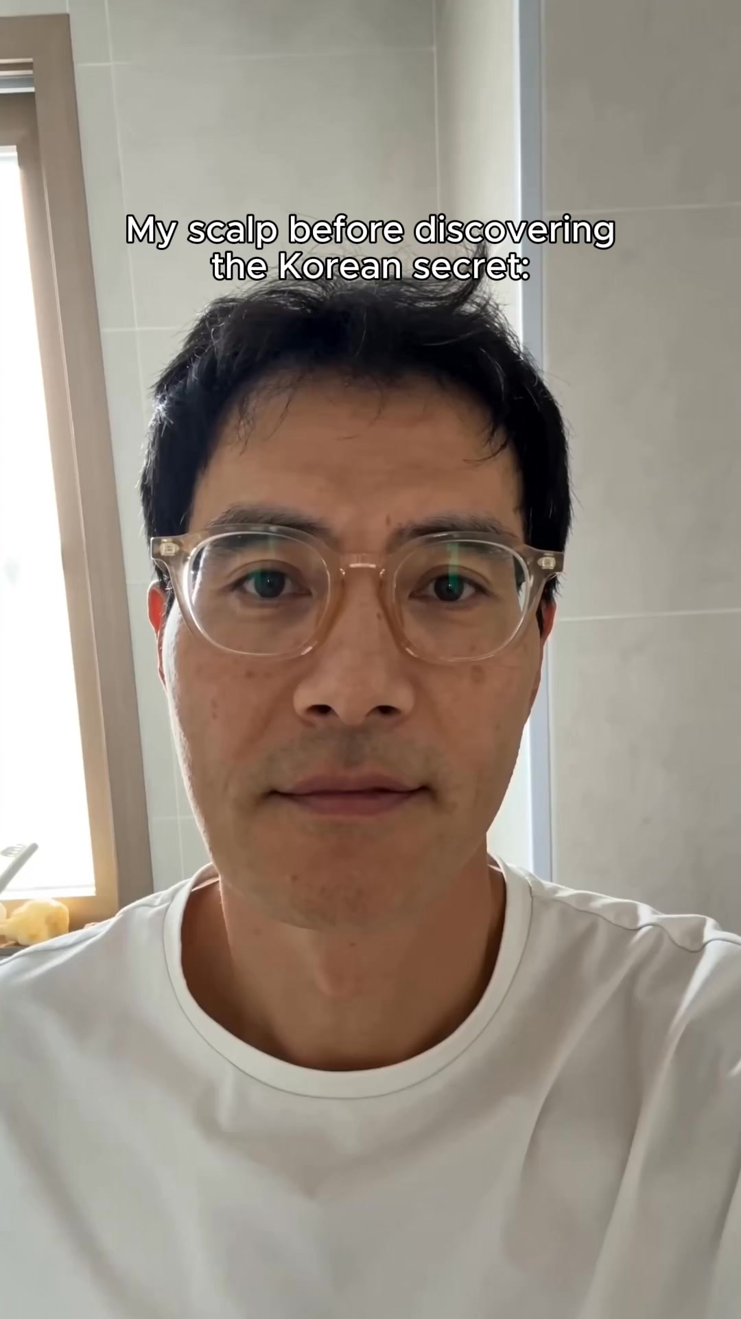 The Men's Hair Code Facebook ad: Why Korean Men Don't Go Bald Like We Do.