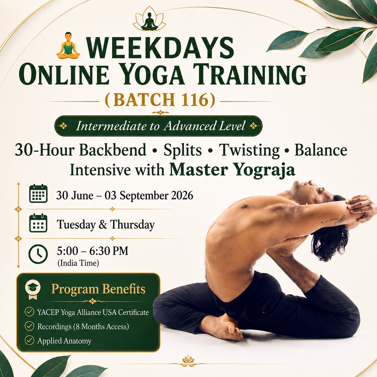 Yograja Facebook ad