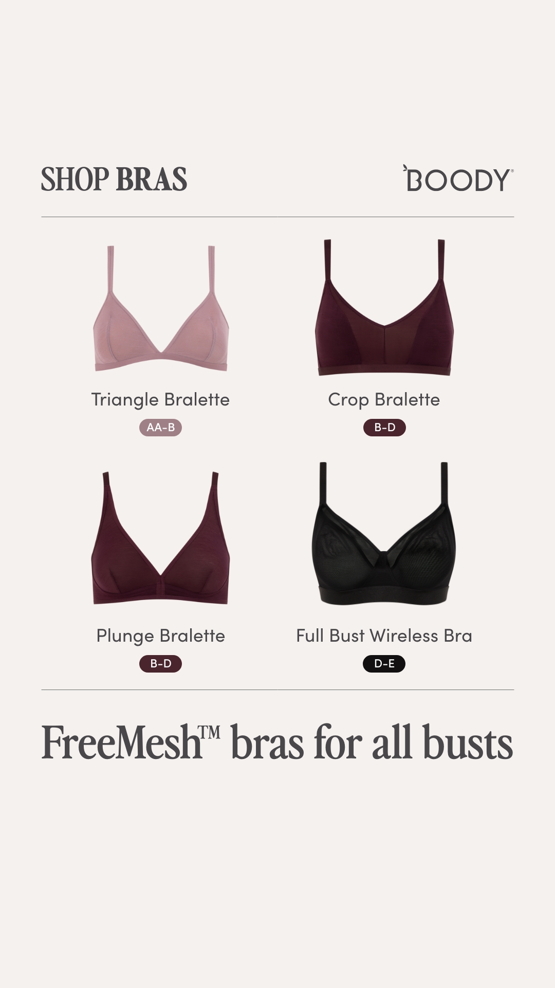 Boody Facebook ad