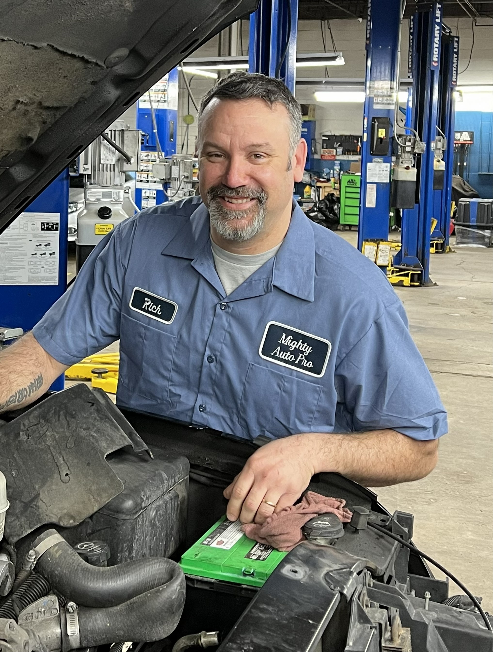 Mighty Auto Pro Facebook ad: Experienced Auto Tech, Family Owned Shop for almost 30…