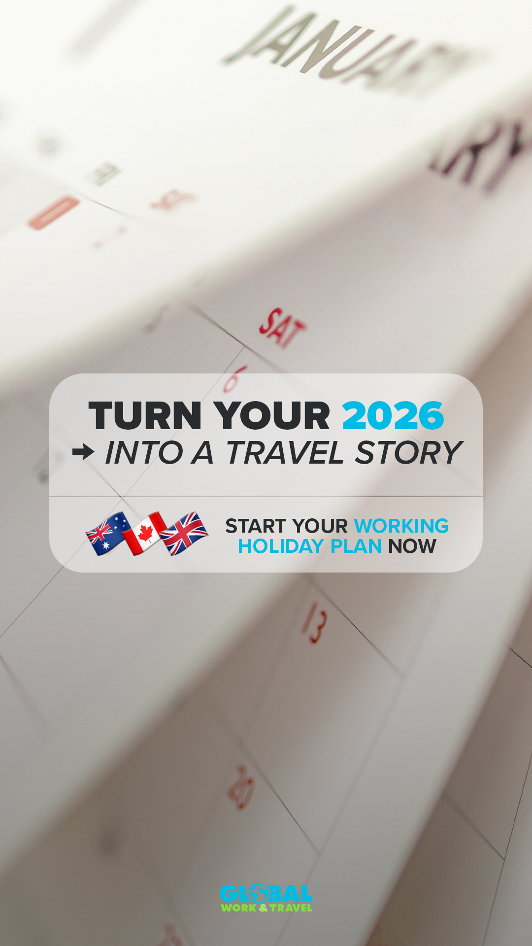 Global Work & Travel Facebook ad