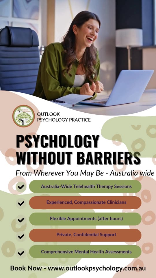 Outlook Psychology Practice - OPP Facebook ad: Professional mental health support without barriers…