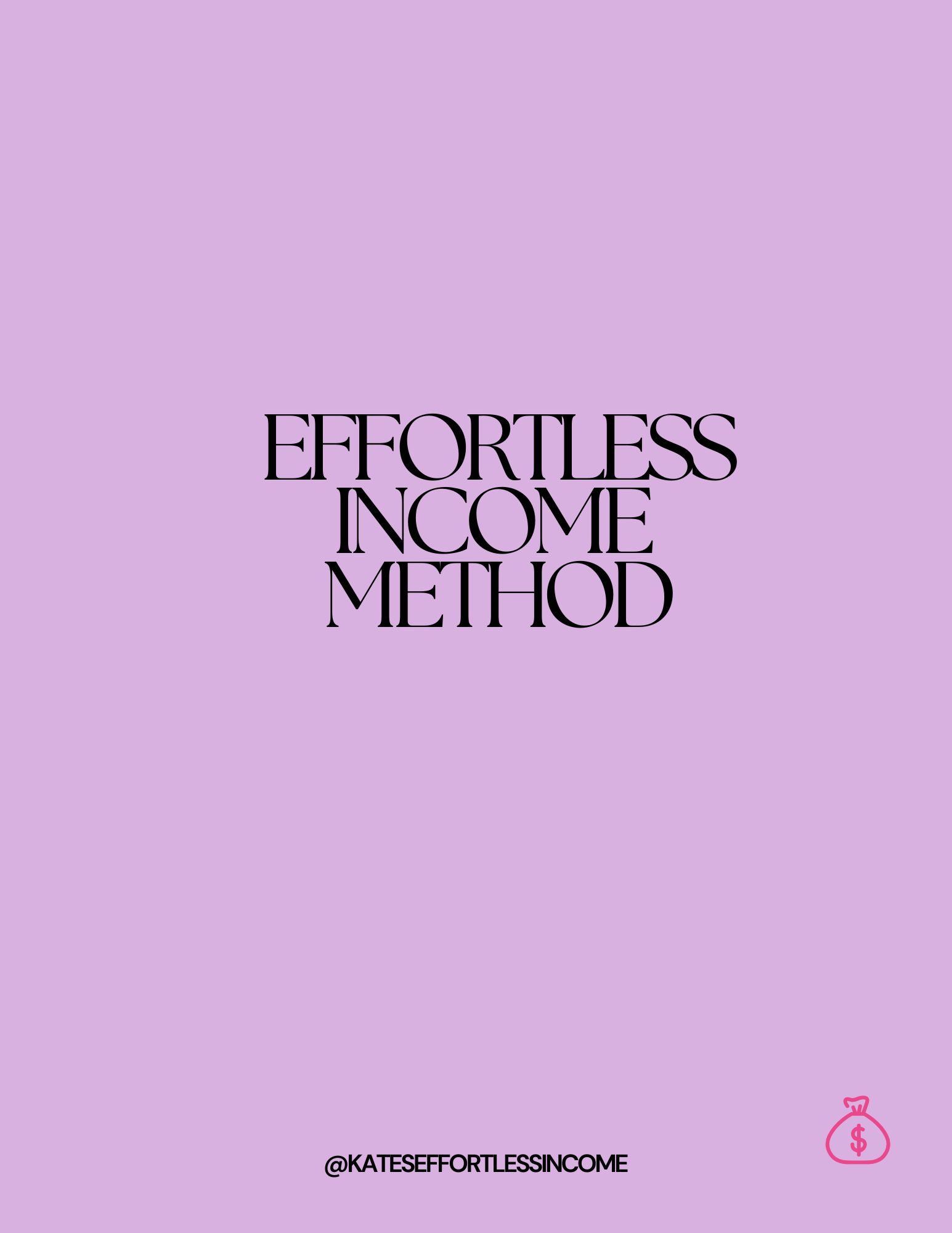 Kates Effortless Income Facebook ad from May 4, 2026