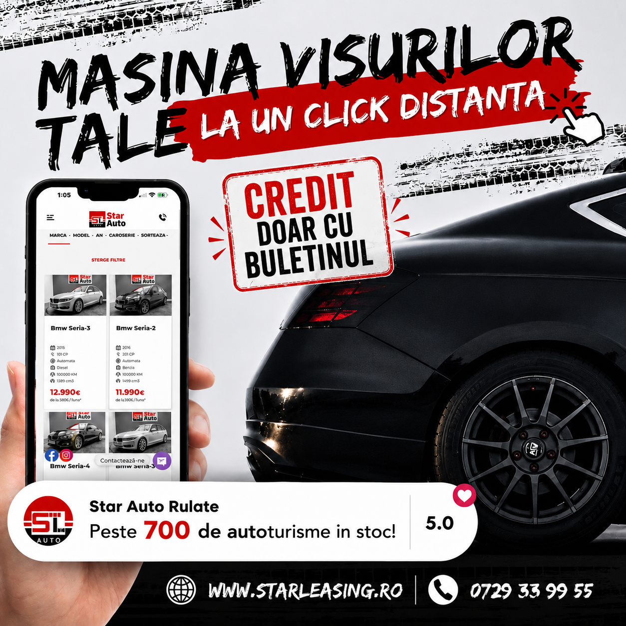 Star Auto Rulate Facebook ad