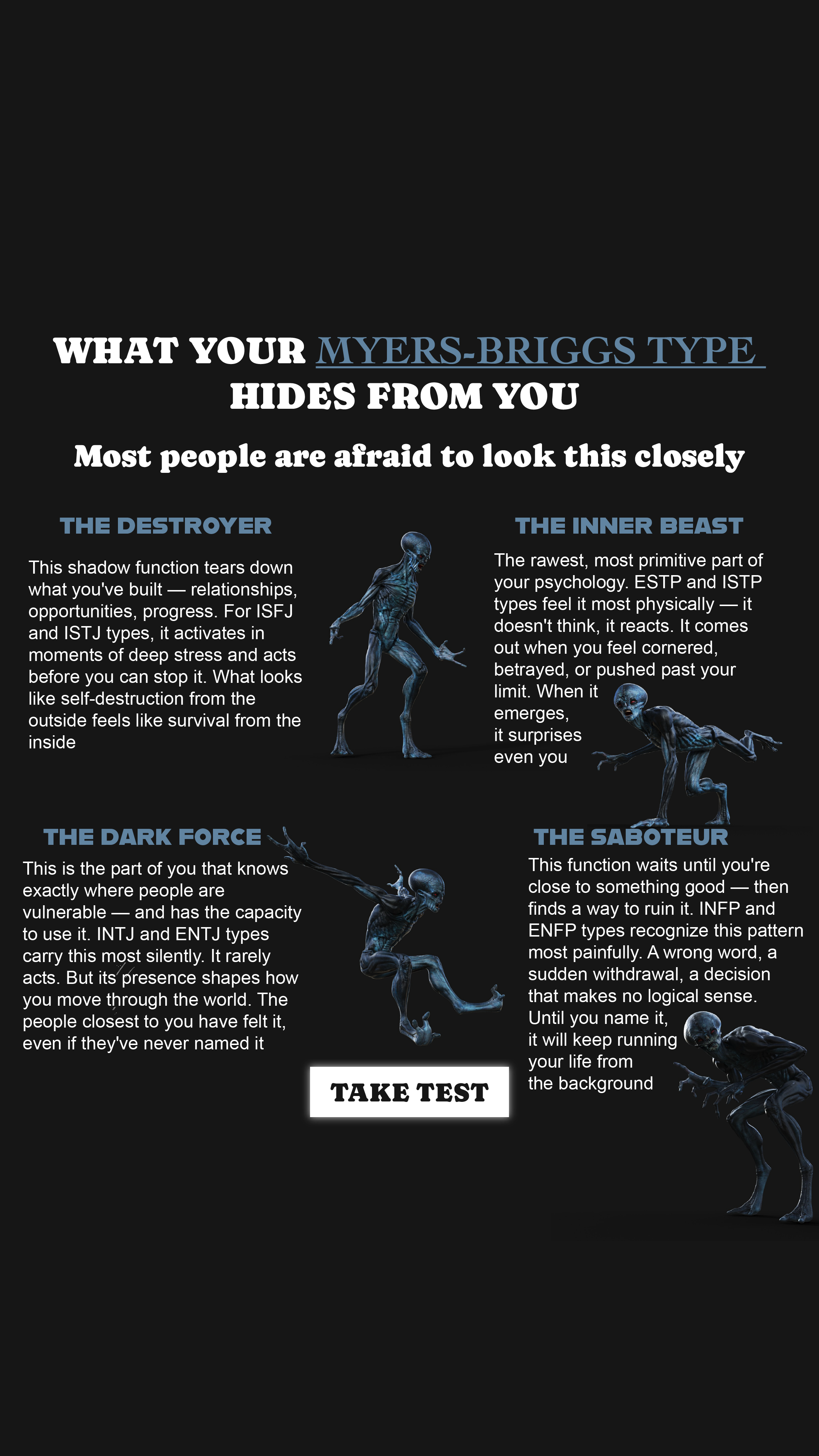 Personality Type Facebook ad