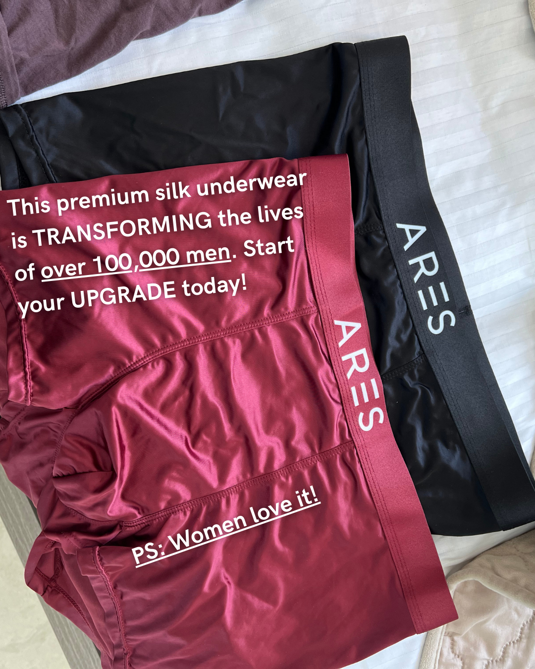 Ares Underwear Facebook ad