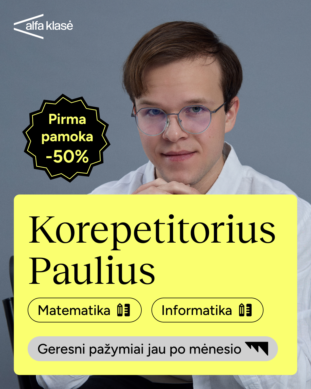 Alfa Klasė Facebook ad
