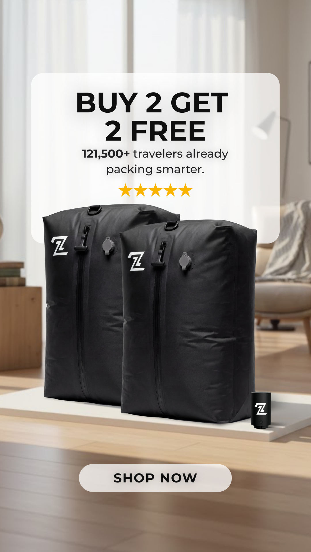 2packbag Facebook ad