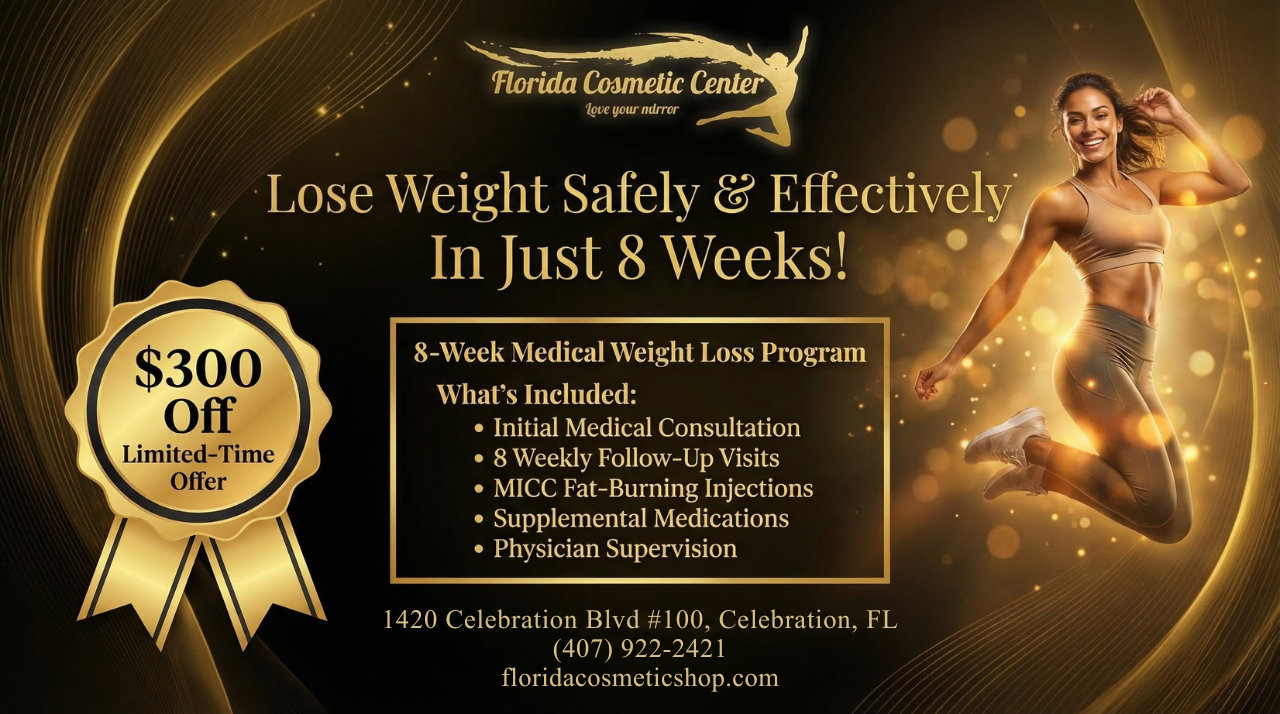 Florida Cosmetic Center Facebook ad from Mar 18, 2026