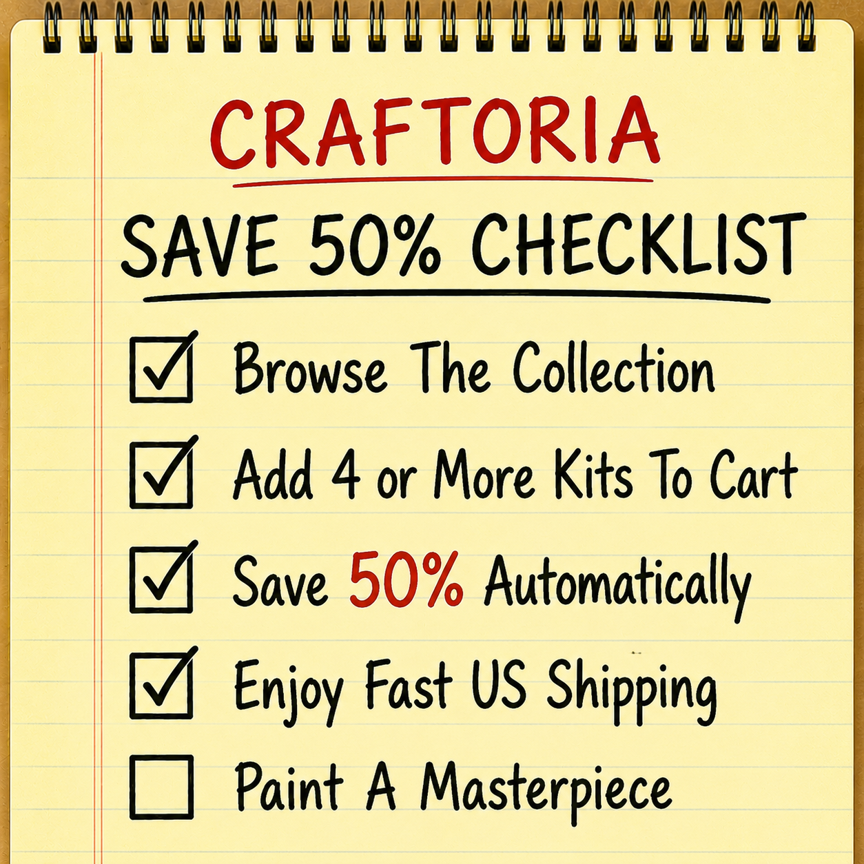 Craftoria Facebook ad