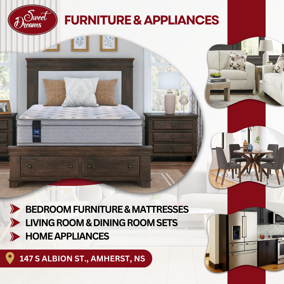 Sweet Dreams Furniture & Appliances Facebook ad from May 22, 2025