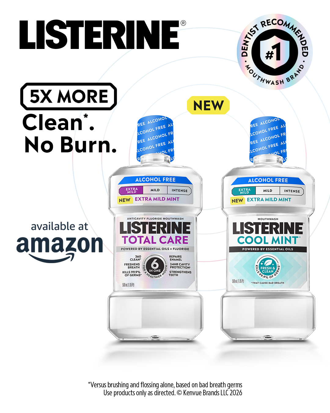 Listerine Facebook ad: Buy Listerine Today!