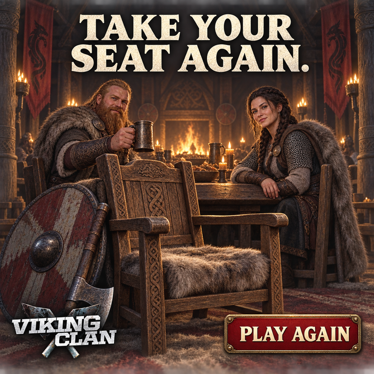 Viking Clan Facebook ad: There's still a war to be won.