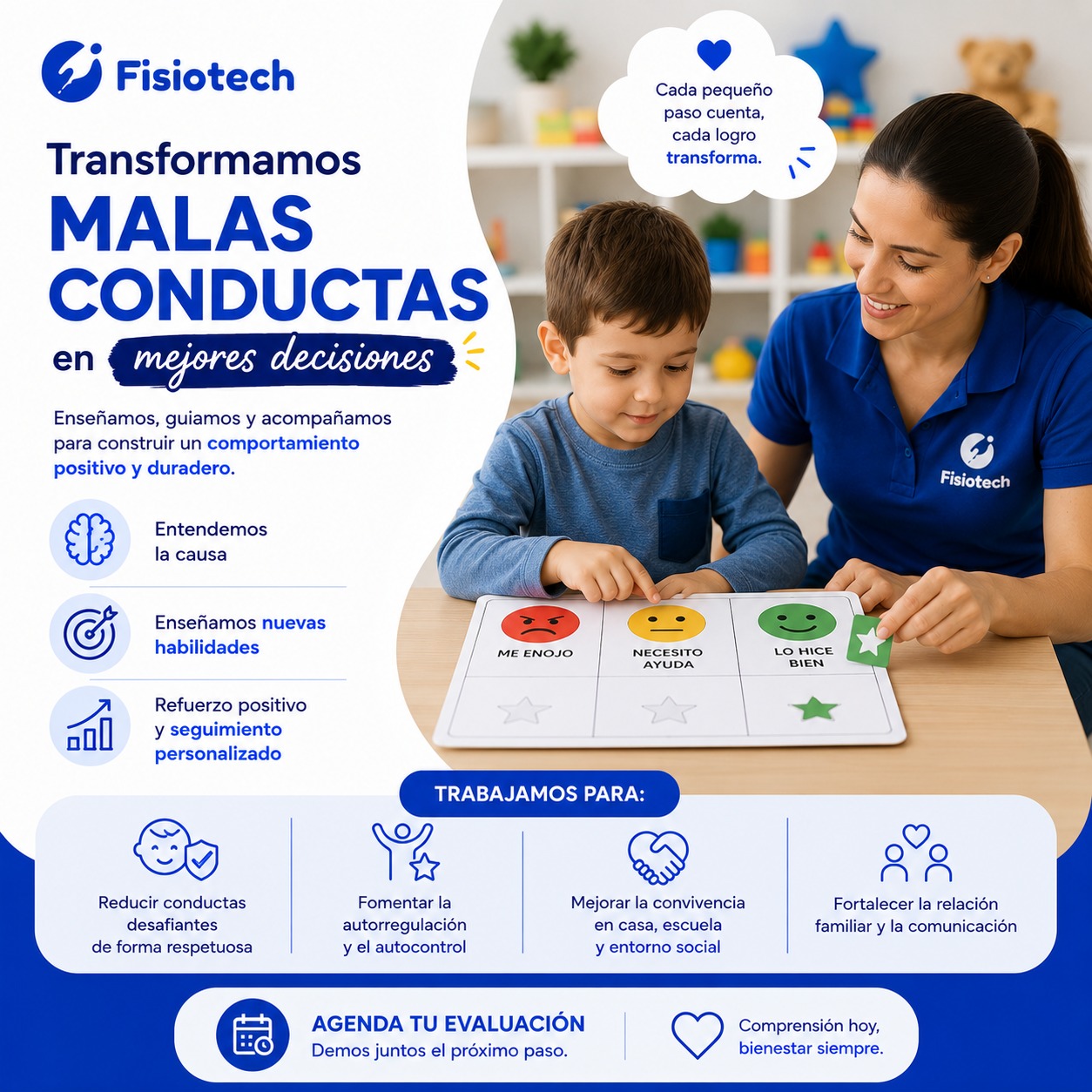 Fisiotech Rehabilitación integral Interdisciplinaria Facebook ad: Chatea con nosotros