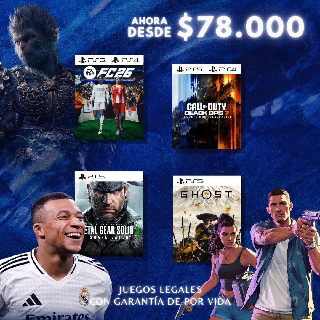 Juegos Digitales PS5 Facebook ad