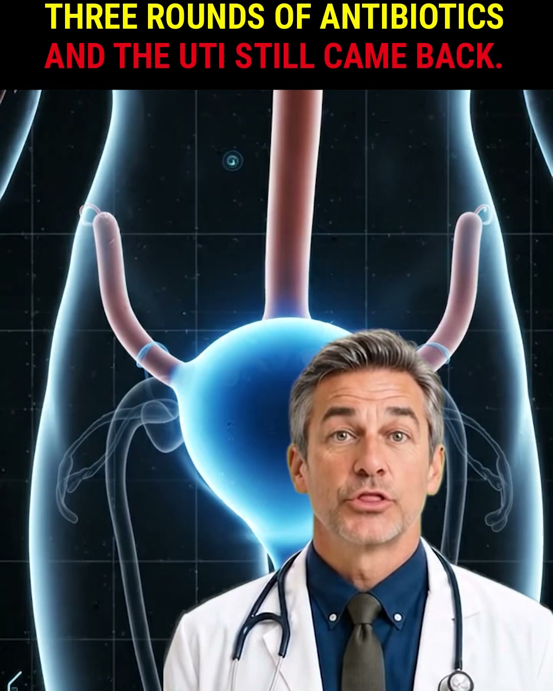 The Healthy Gardener Facebook ad: Your Last UTI May Be Part of Your Next One.