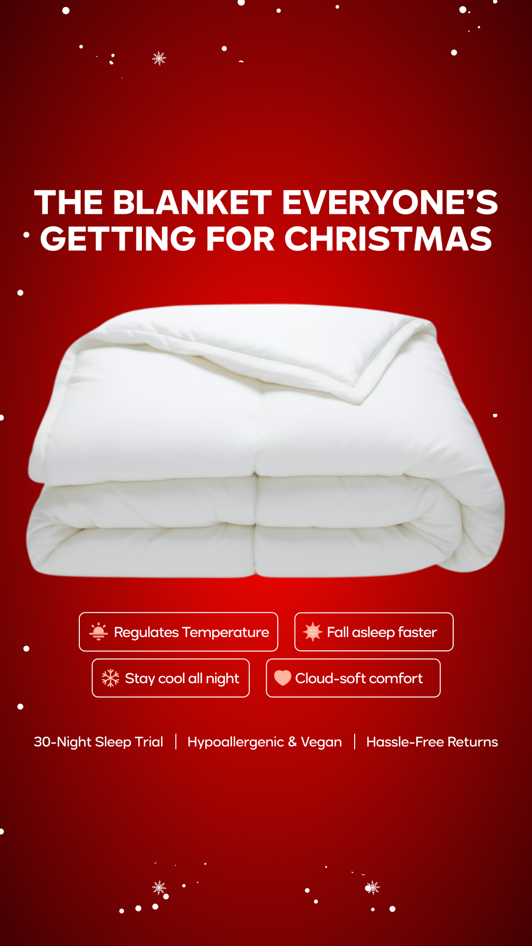 Mellow Comforters Facebook ad
