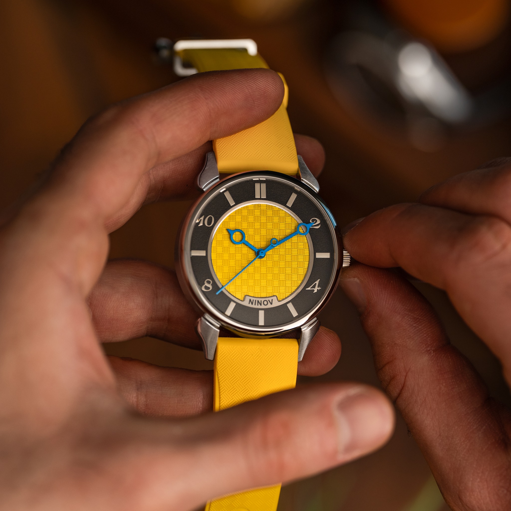 Ninov Facebook ad: Bold. Refined. Unmistakably Ninov.