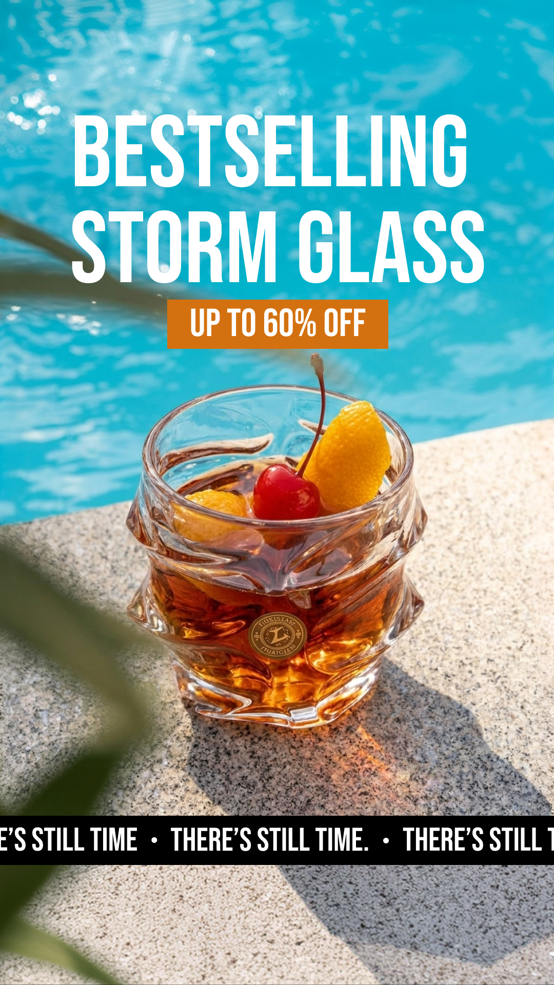 TsukiGlass Facebook ad: Not Your Average Glass, Feel The Storm Difference