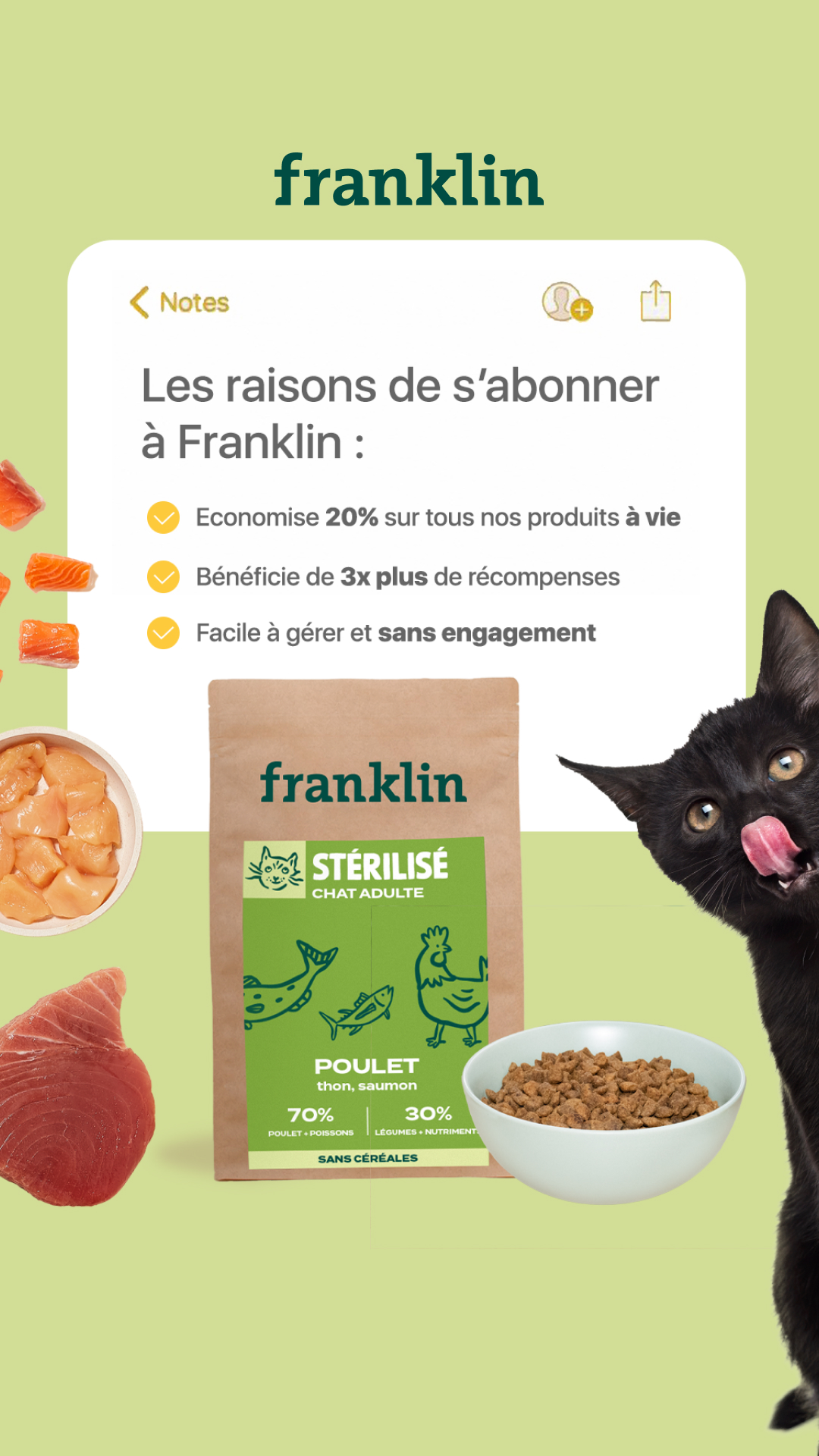 Franklin Pet Food Facebook ad