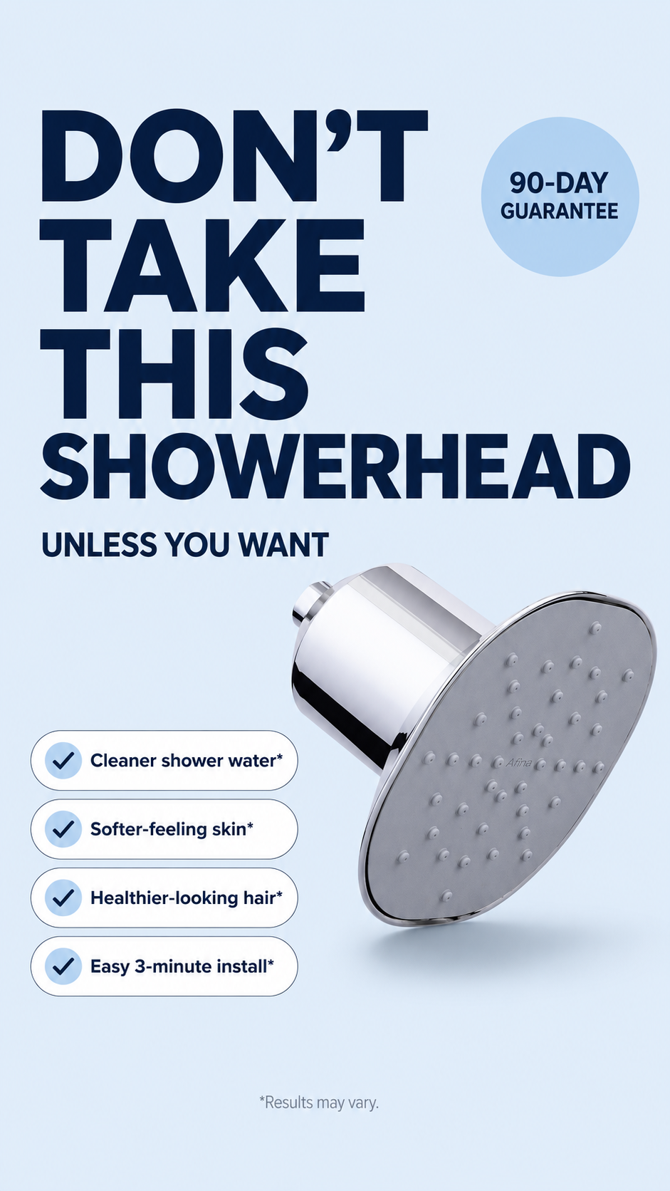 Showerlabs Facebook ad