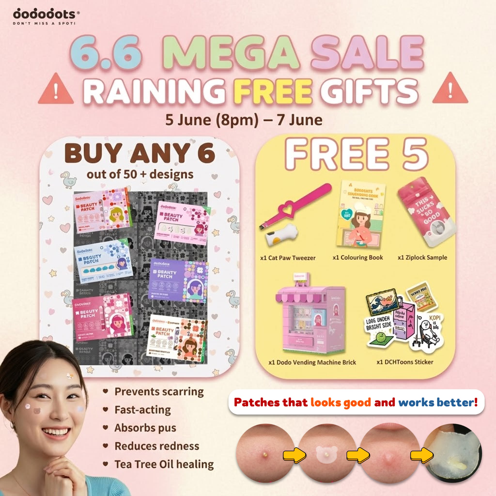 Dododots Beauty Patch SG Facebook ad