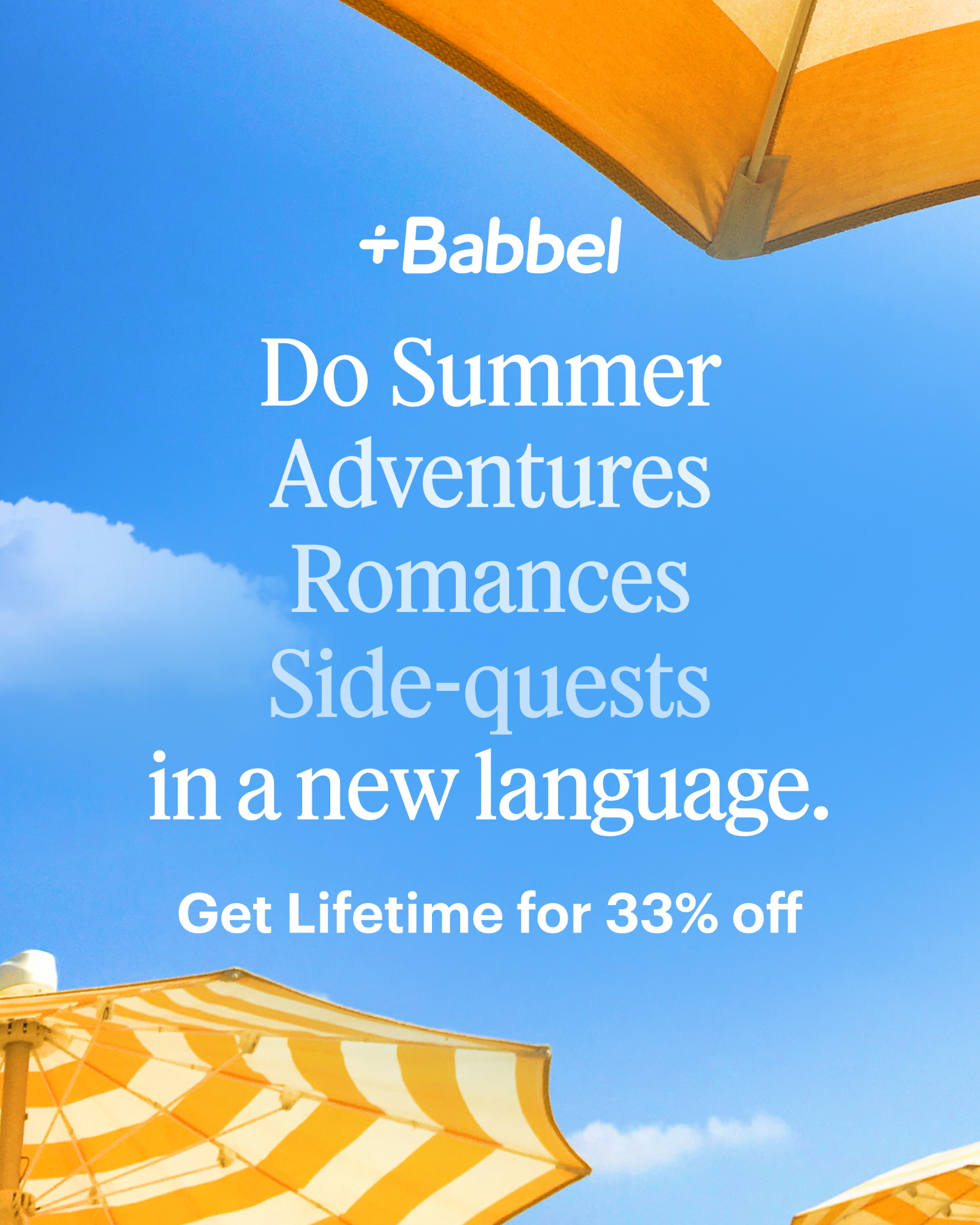 Babbel Facebook ad