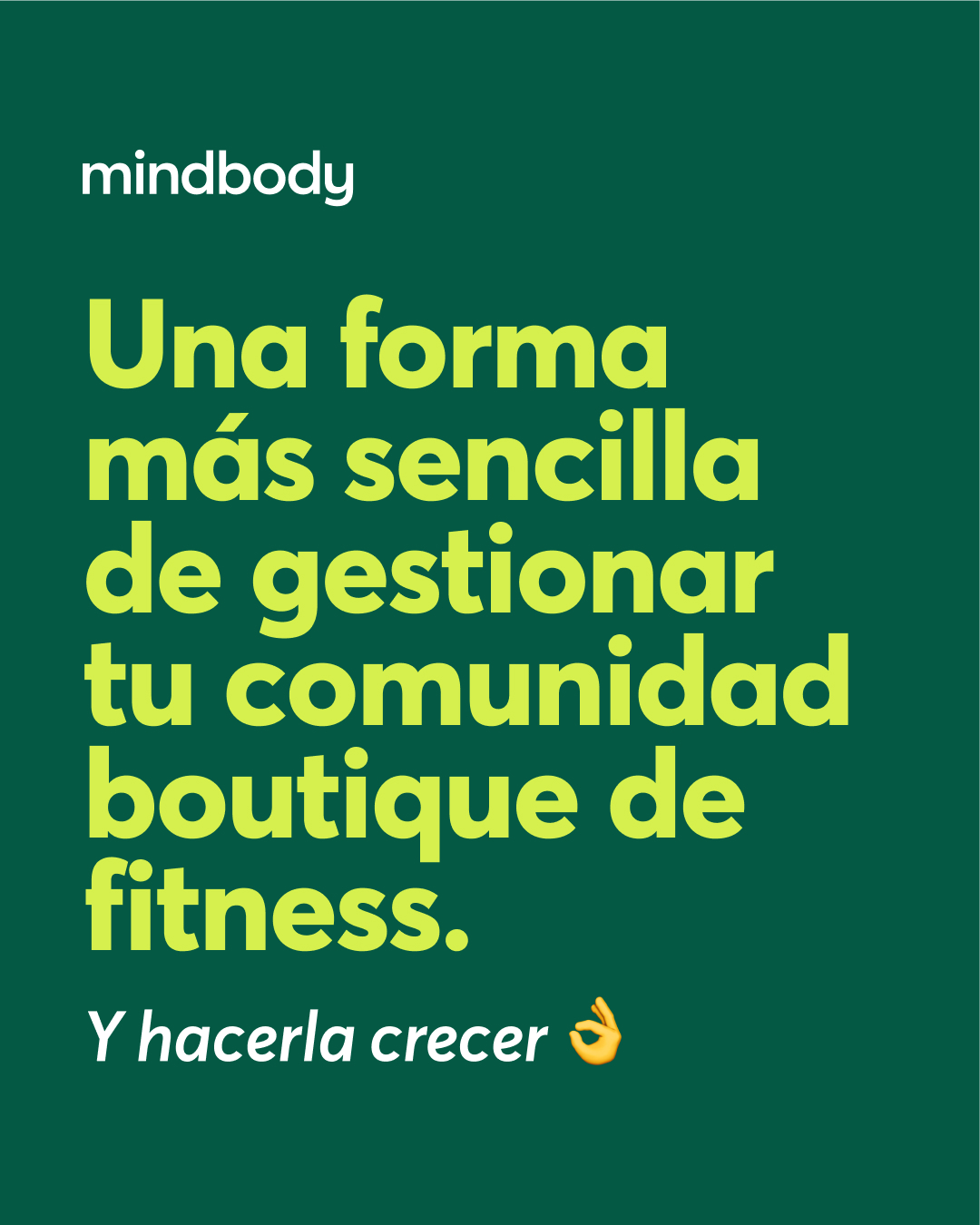 Mindbody Facebook ad