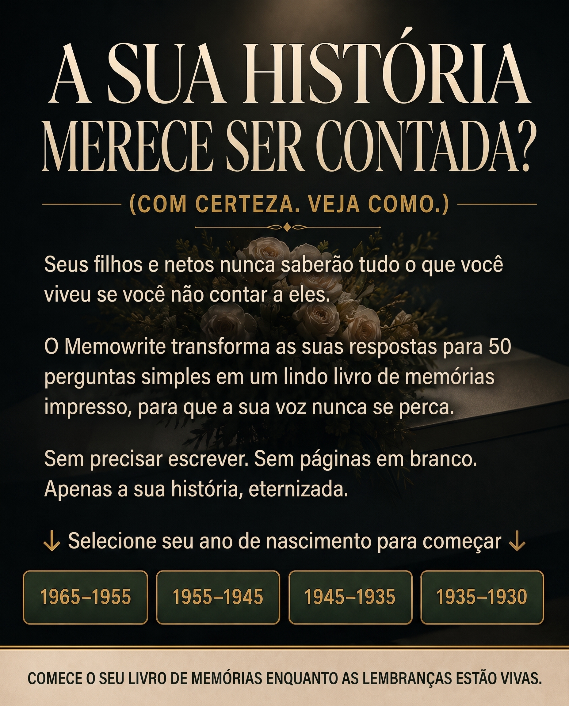 Memowrite Facebook ad