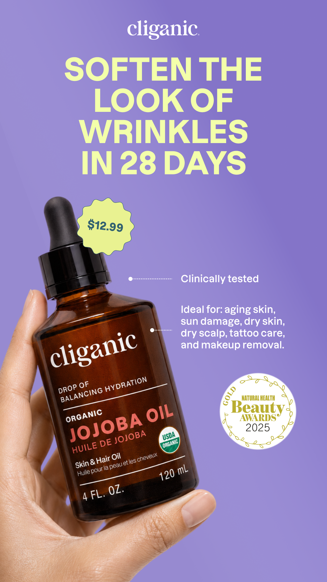 Cliganic Facebook ad