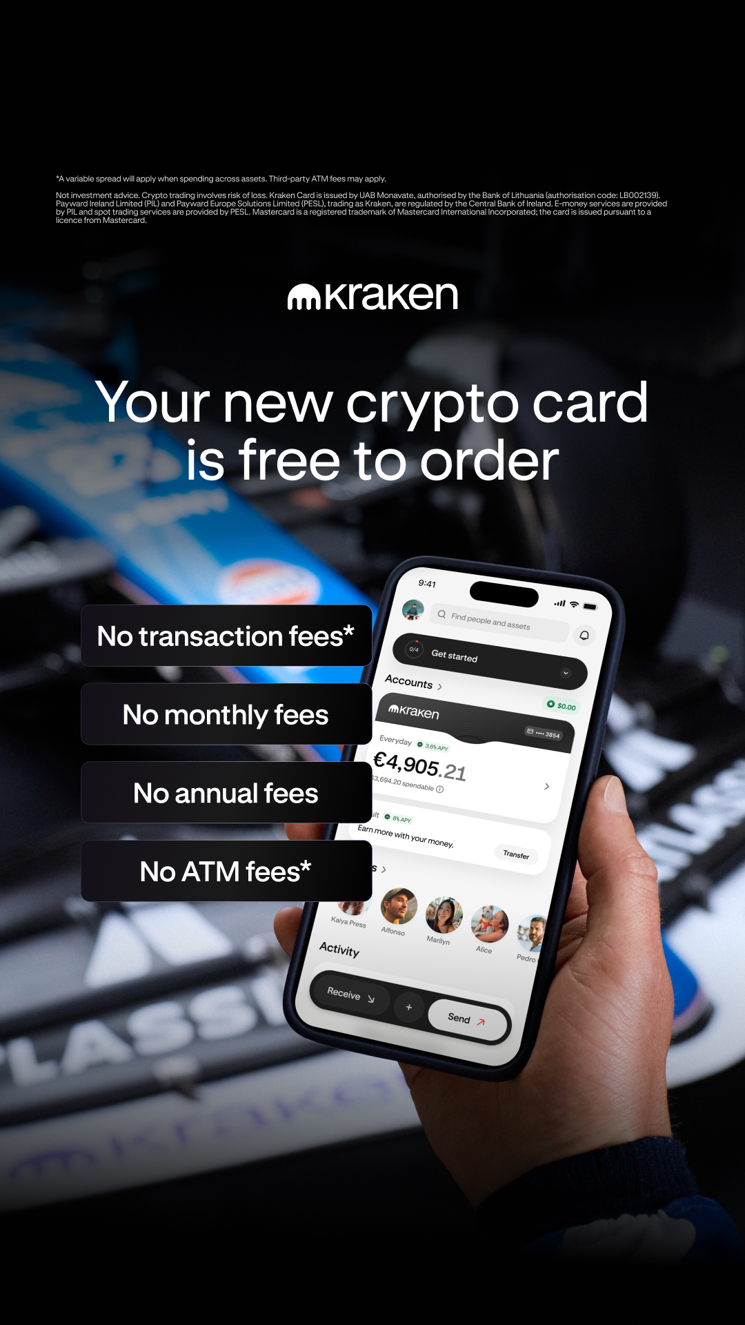 Kraken Digital Asset Exchange Facebook ad