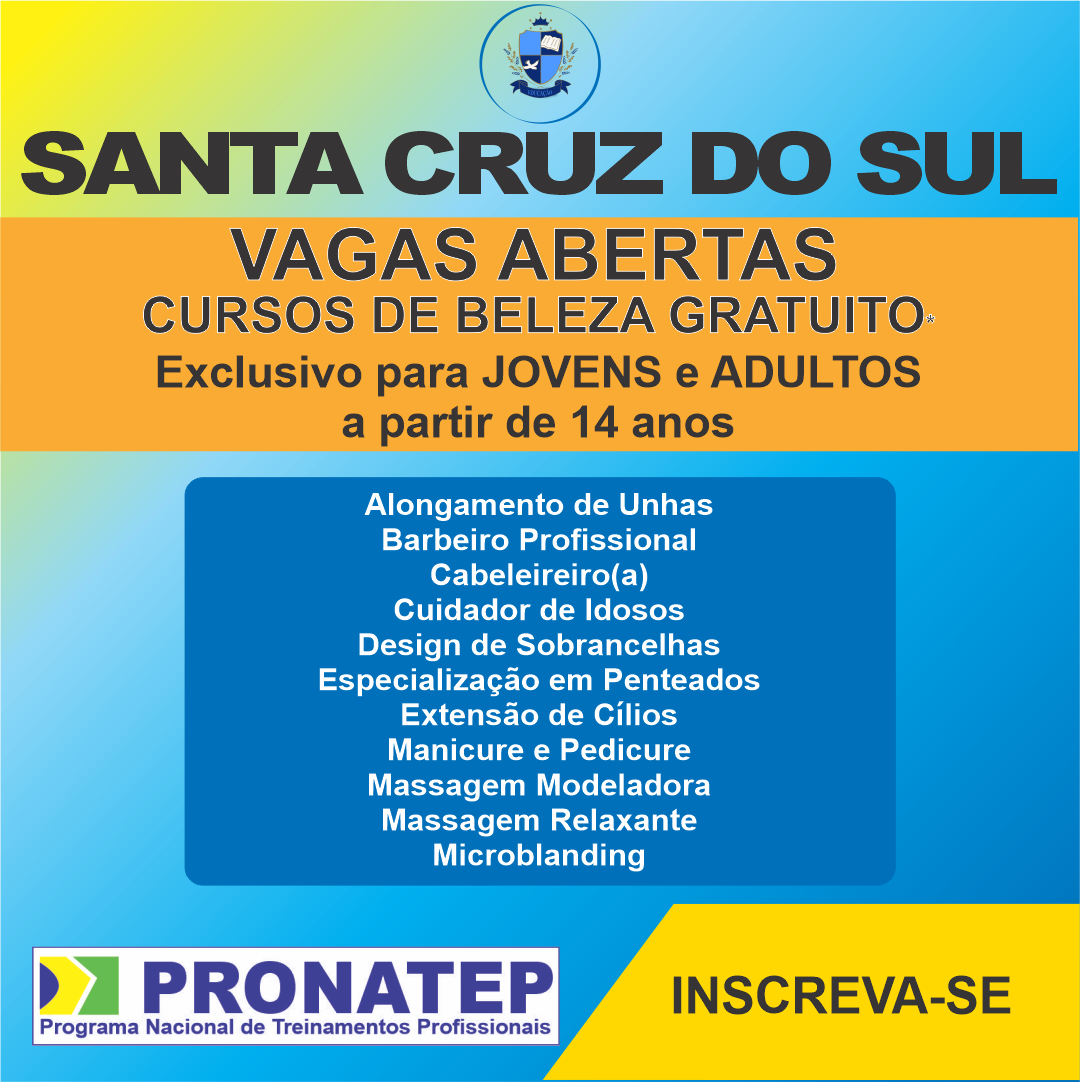 Pronatep - Prog.Nacional de Treinamentos Profissionais Facebook ad: INSCRIÇÃO AQUI
