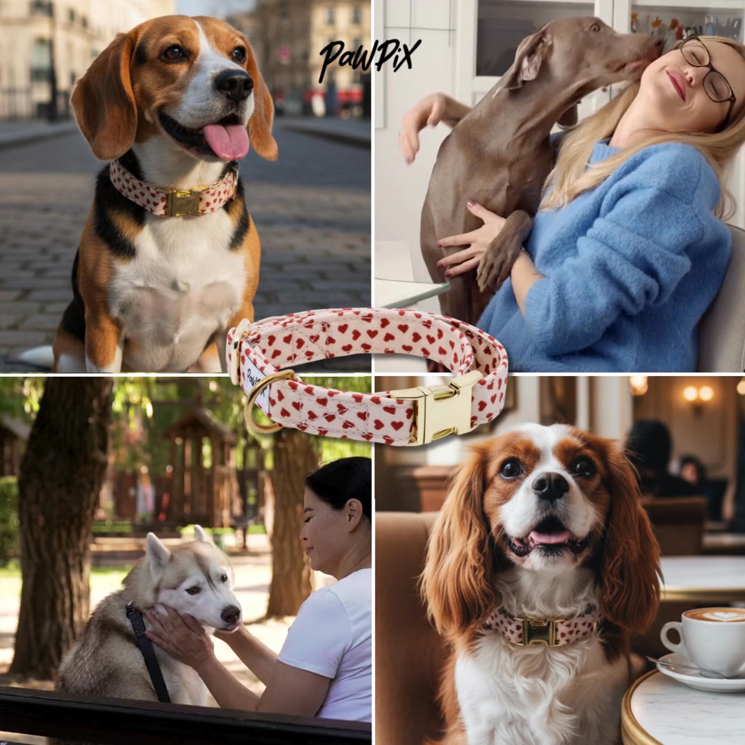 Pawpix Facebook ad: Collier chien qui fait craquer