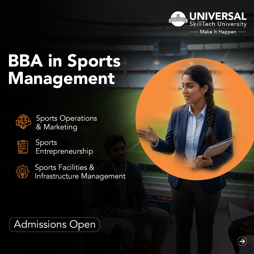 Universal SkillTech University Facebook ad: India’s sports industry is becoming a multi-billion-dollar…